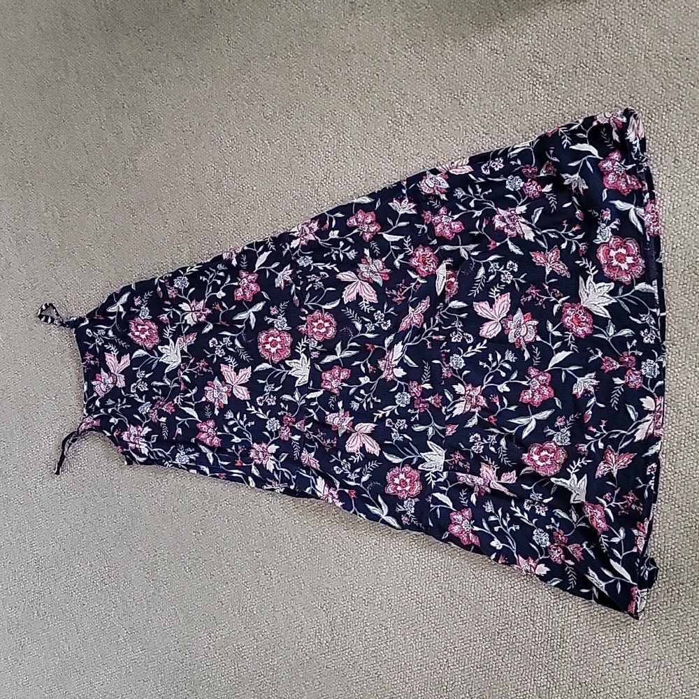 Navy Pink girls floral dress